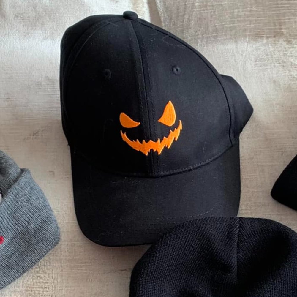 Halloween Jack O' Lantern Baseball Cap